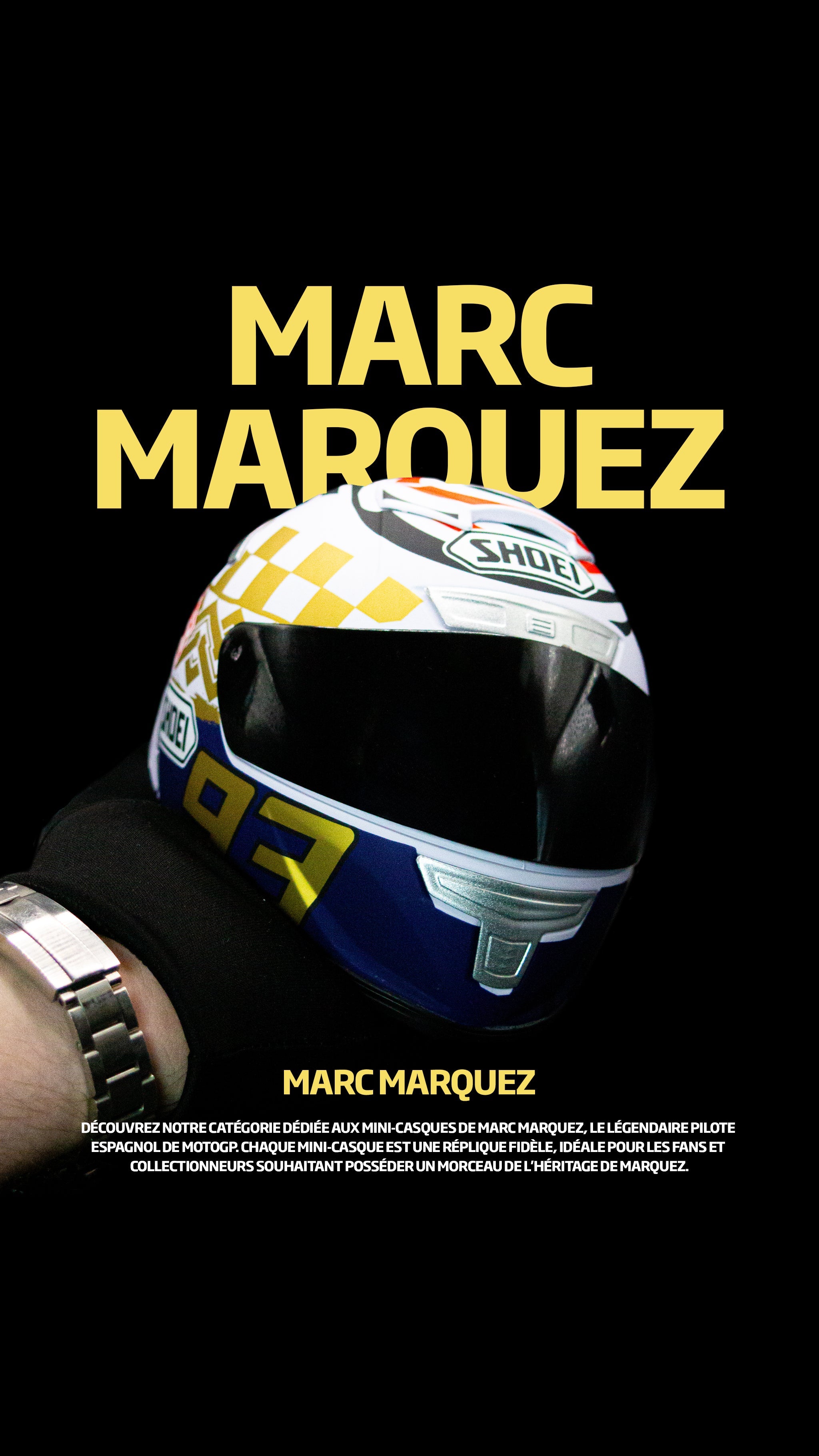 Casque Marc Marquez World Champion 2012 1/5 - Collection Casque Marc Marquez World Champion 2012 1/5 - Collection